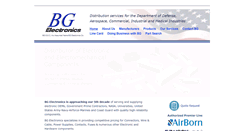 Desktop Screenshot of bgelectronics.com